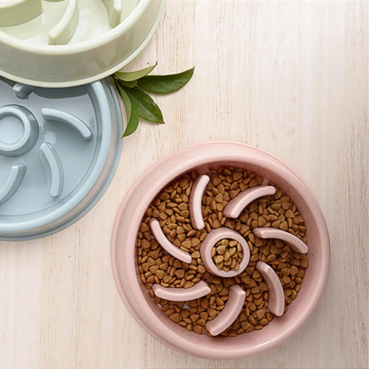 

Pet Dog Cat Slow Eat Bowl Puppy Feeder Eat Bowl Health Diet Obesity Supplies Dog Cat Bowl Water and Food Bowl Dog Food Container