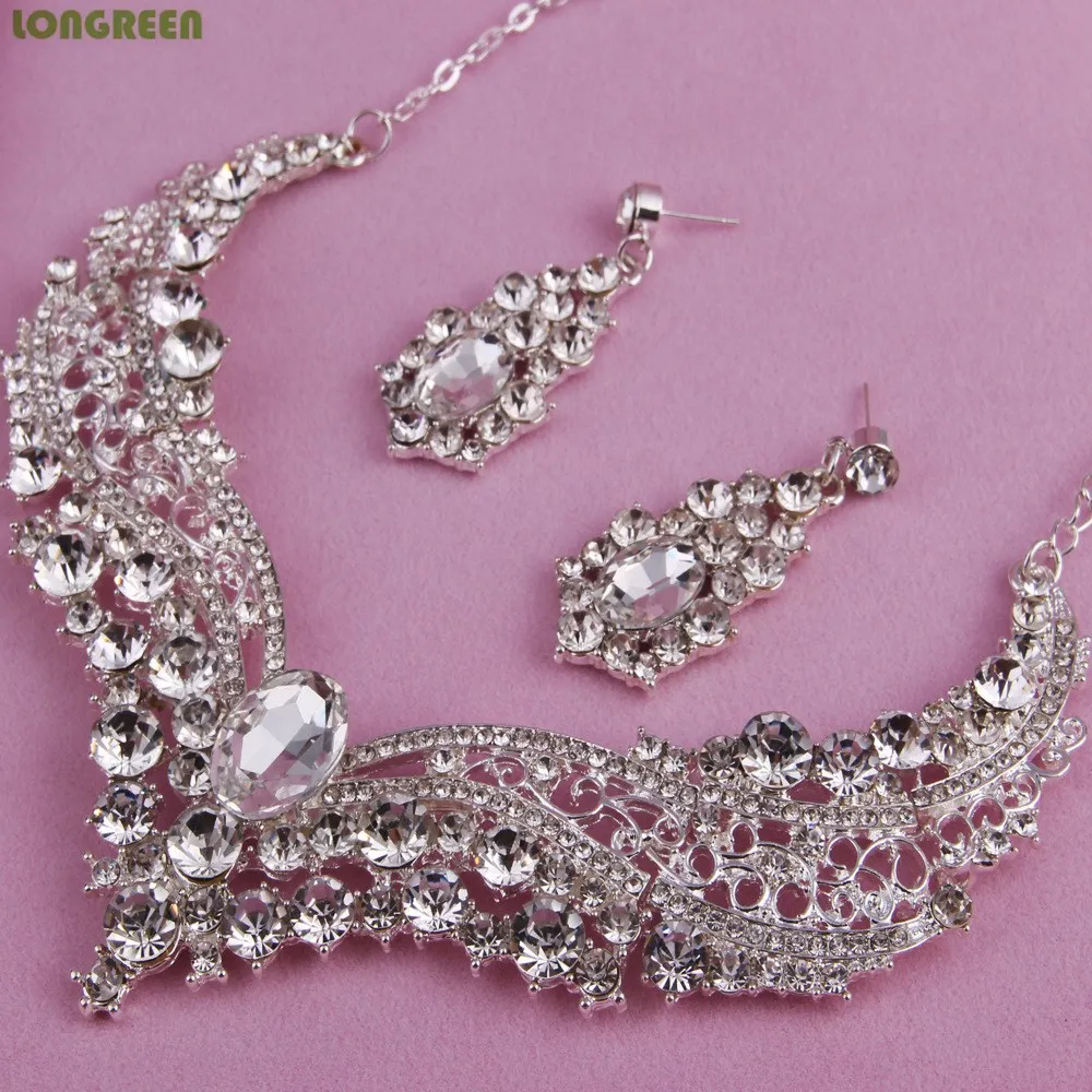 Комплект из колье и серёг с жемчугом | Украшения аксессуары