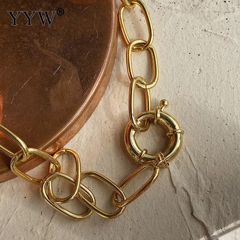 

Gothic Punk Cuban Choker Necklace Collar Statement Women Zinc Alloy Thick Chain Chunky Necklace Steampunk Jewelry