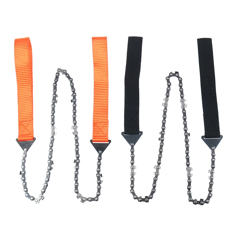 

1pc Portable Subsistence Chainsaw Camping Pocket Chainsaw Hand Saw Tools Outdoor Portable Pocket Hand Zipper Saw