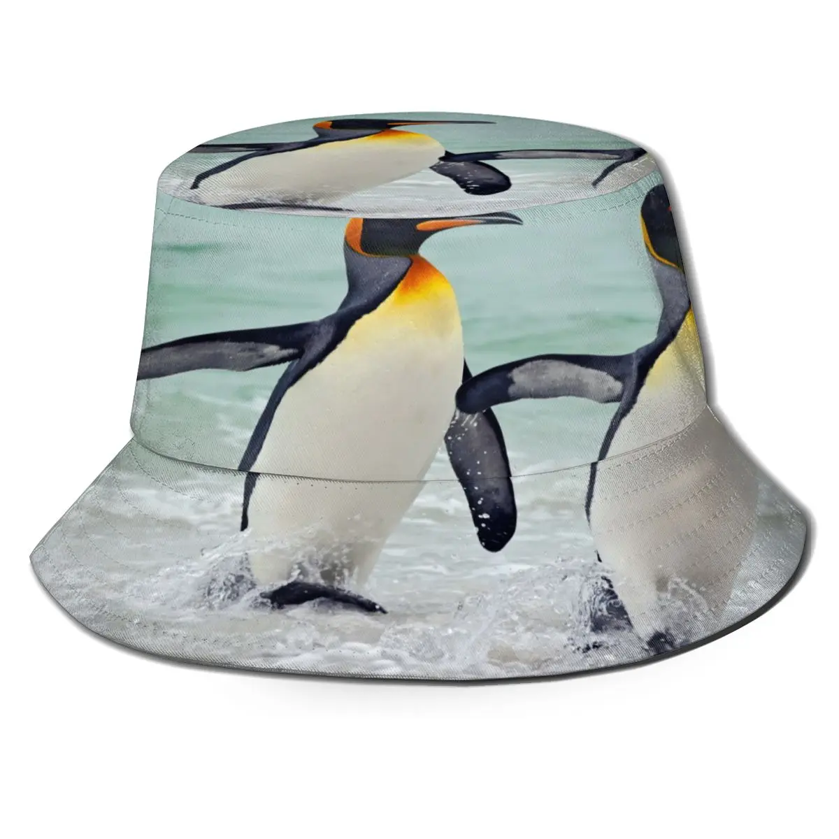 

Панама CINESSD с изображением пингвина, летние шляпы, рыбацкая шляпа, складные кепки от солнца для мужчин и женщин