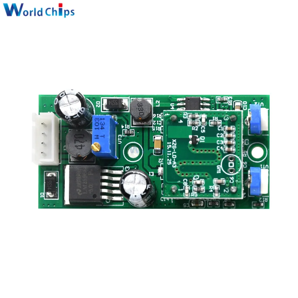 1Pce HB100 Microwave Doppler Radar Wireless Module Motion Sensor HB100 Microwave Motion Sensor Motion Detector