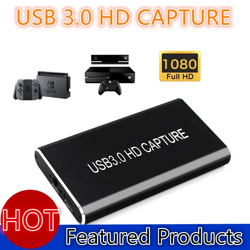 Устройство захвата видеокарты USB с HDMI на Type C/USB 3 0 1080P 60 кадров/с|DVR-карты| |