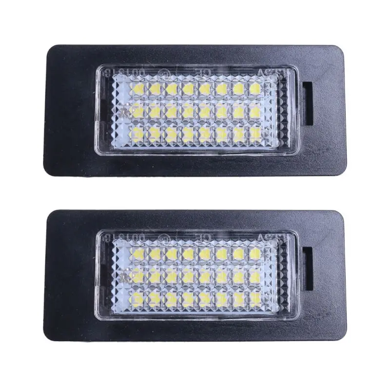 

6000-6500K License Plate Number Lights 168LM High Brightness 2pcs 24LED For BMW E90 M3 E92 E70 E39 F30 E60 E61 E93