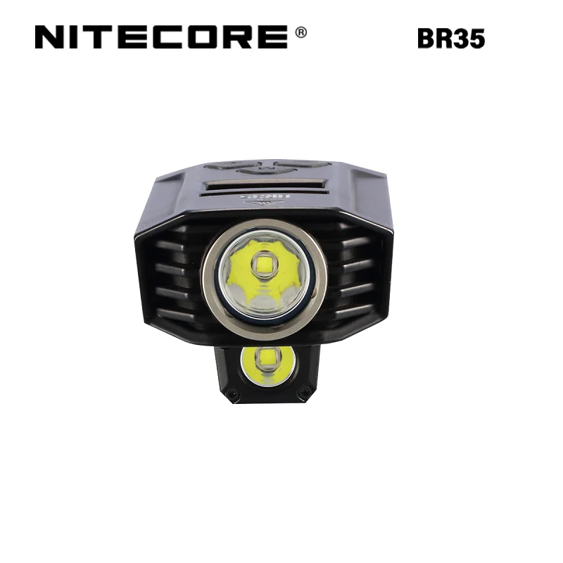 Дешево Nitecore BR35 1800 люмен CREE XM-L2 U2 светодиодный Перезаряжаемые Открытый Кемпинг передняя фара для велосипеда светильник встроенный 6800 мА/ч, Батарея