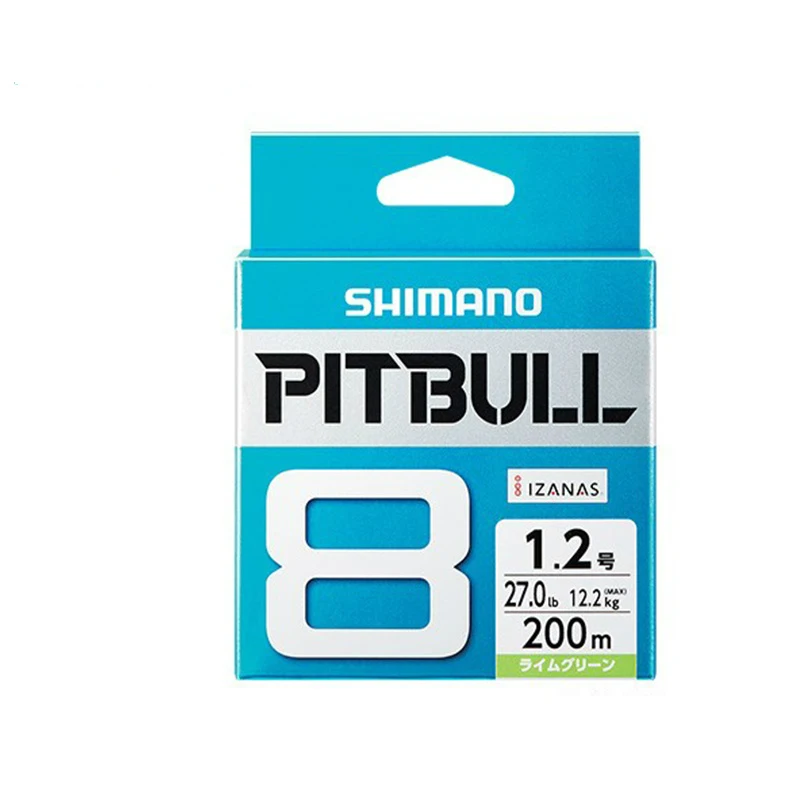 SHIMANO PITBULL8 зеленый синий 150 м/200 м 8 плетеная проволока PE материал мультифиламентная ловля карпа для рыбной ловли