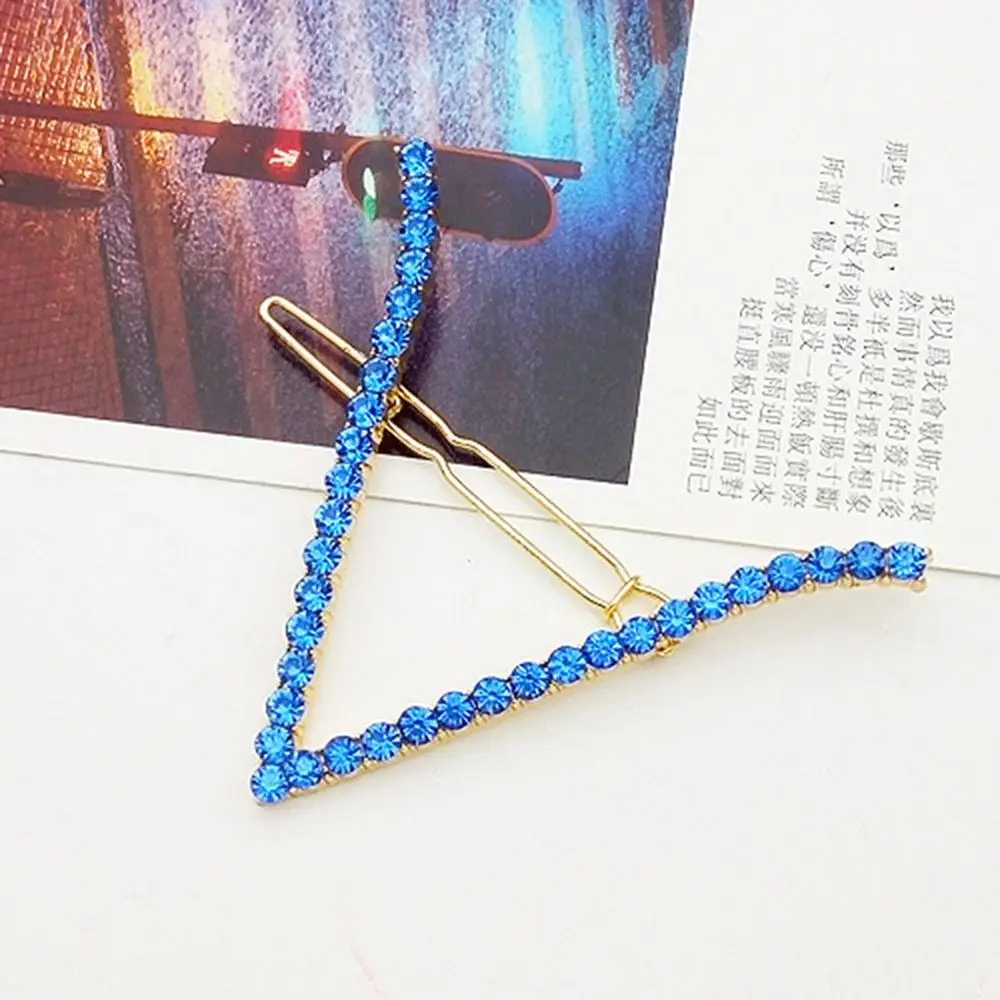 Модные стразы изысканные Женские аксессуары для волос v-образная форма заколка