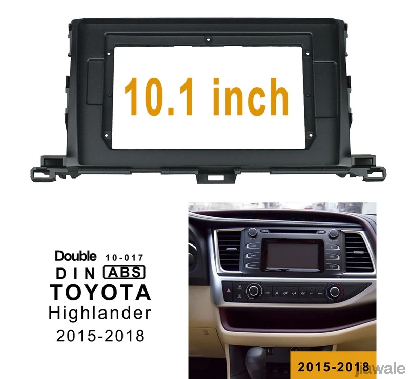 

10.1" Car radio radio Fascia Frame Facials Install Panel Dashboard Trim Kit Navigation for Toyota Highlander Kluger 2014-2016