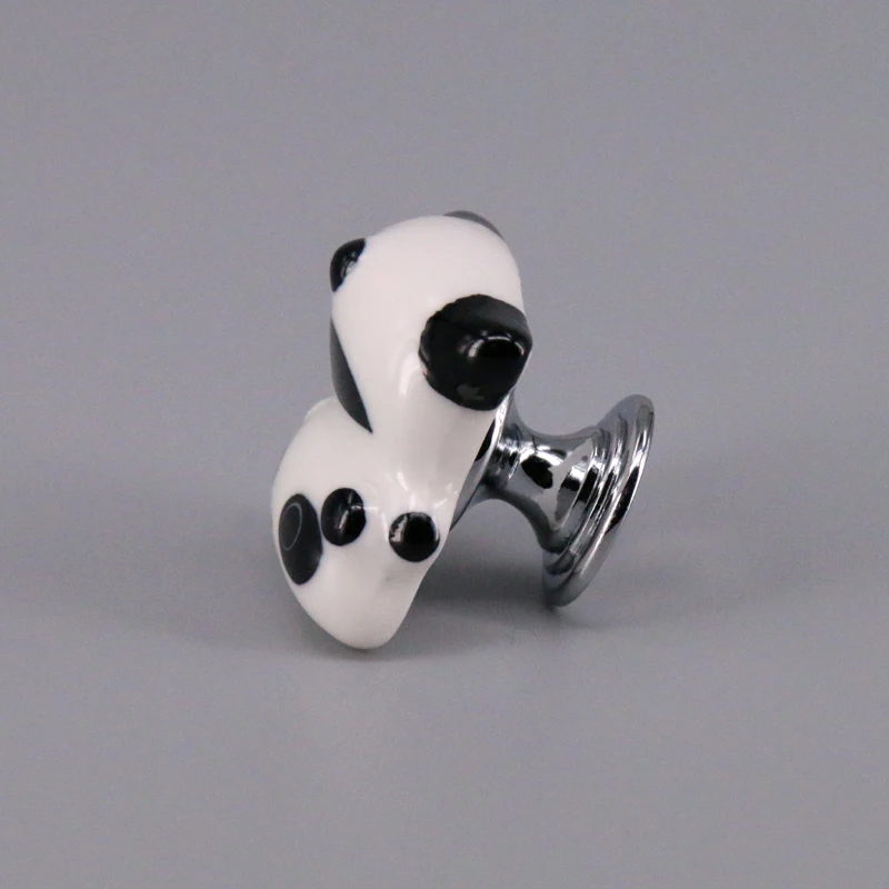 1x Детская мебель керамическая ручка мультфильм медведь панда ручки для