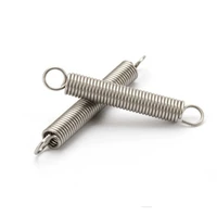 10pcslot 0 3 x 3mm 0 3mm stainless steel tension spring with a hook extension spring length 10mm to 50mm