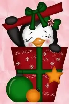 Christmas Penguins Gift New Scrapbooking Metal Cutting Dies Knives Mold For Cutting Die 