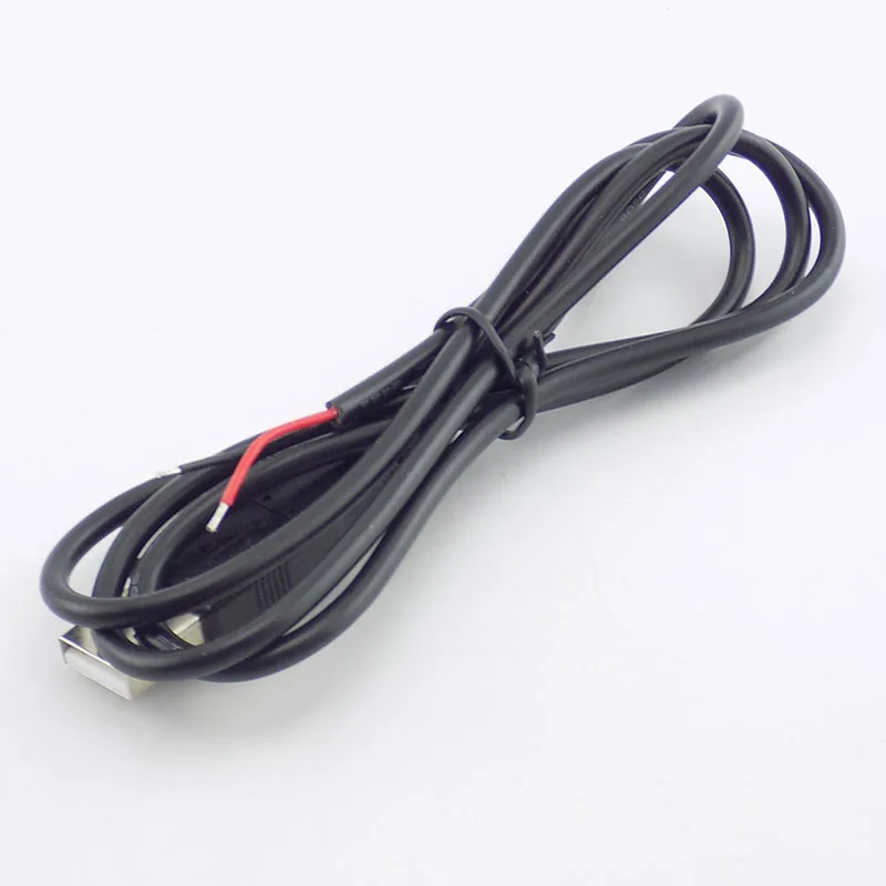 0,3/1/2 M DC 5V USB 2,0 Тип A входящий штекер 2 Pin кабель Питание зарядное устройство для смарт-устройств Разъем DIY провода N11