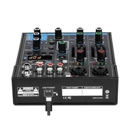 sound mixing console digital audio mixers mini 4 channel great for small clubs or bars as guitars bass keyboards mixer