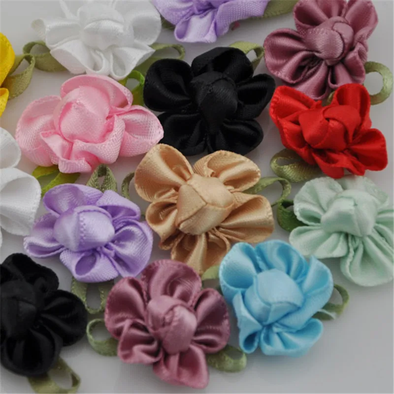 20pcs Ribbon Flower Bows Appliques wedding DIY craft Lots mix A026 UPick | Дом и сад