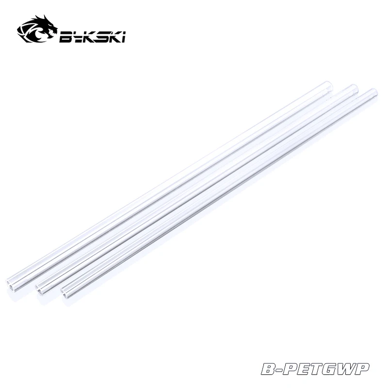2шт Bykski PETG твердая трубка DIY Сплит водяное охлаждение прозрачная Горячая изгиб