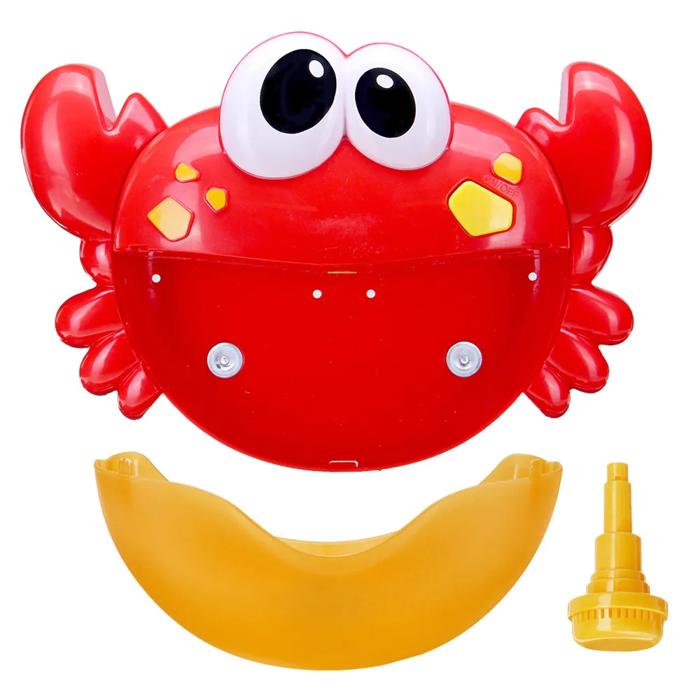 Bath Toy Classic Toys Baby colorful bubble maker Machine Crabs 12 Music Tub Crab Song Automatic sing song shower Kids fun |
