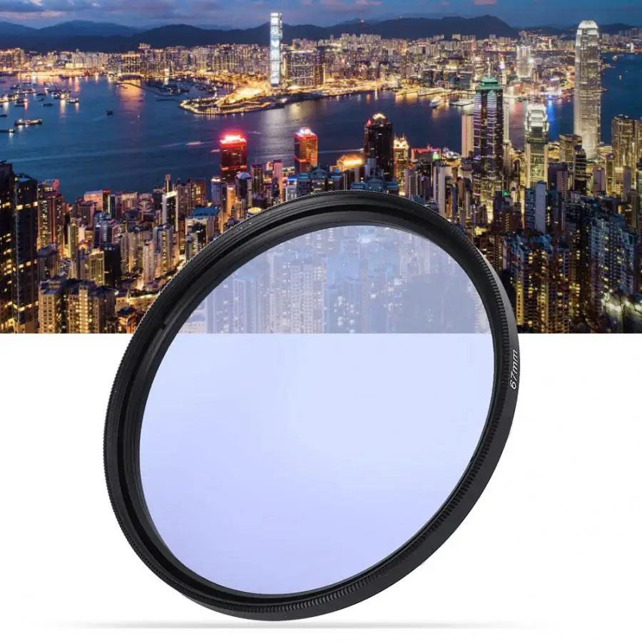 Junestar 67mm Lightweight Pollution Reduction Starry Sky Night Lens Filter for SLR Camera | Электроника