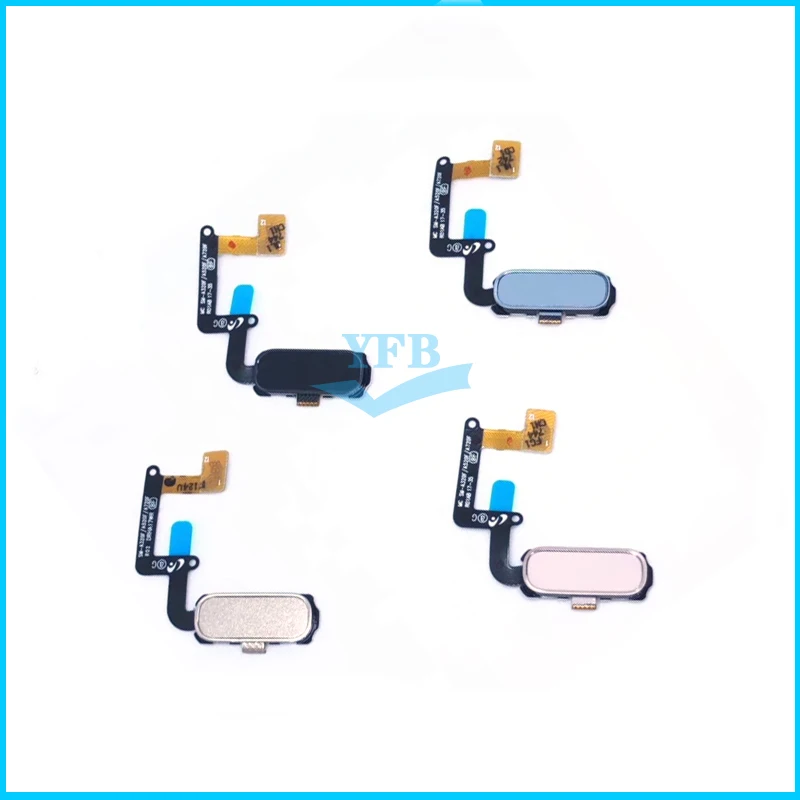 Гибкий кабель для Samsung Galaxy A3 A320 / A5 A520 A7 A720 2017 датчик отпечатков пальцев сенсорное