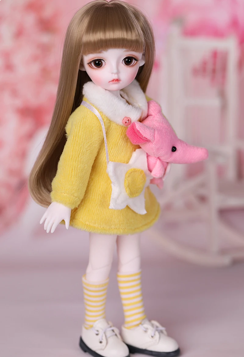 Полный комплект 1/6 BJD кукла милая Лина Анна Смола шарнирная девочка день рождения