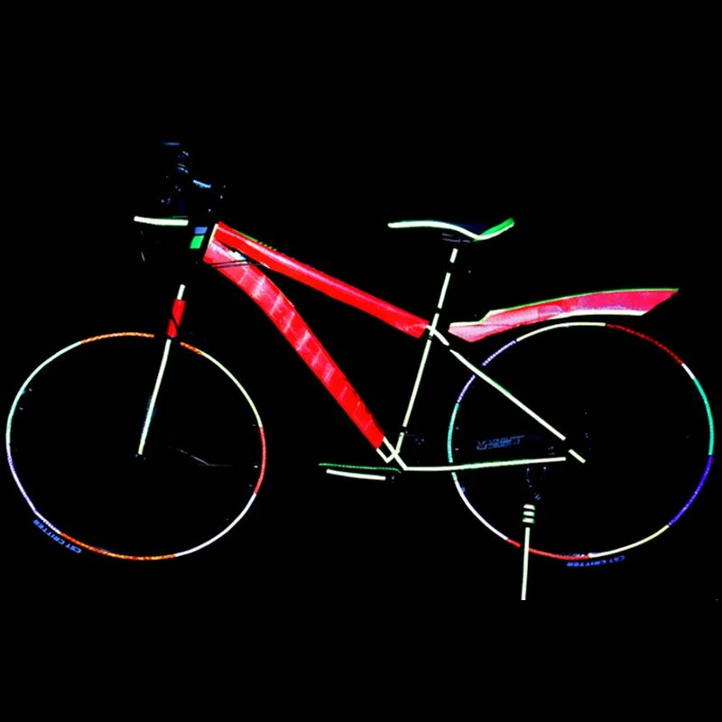Велосипедные спицы клейкая лента наклейки 100*5 см ночная безопасность