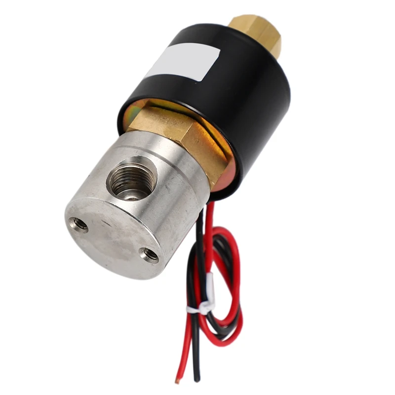 1 шт. 1/4 &quotDN08 BSP AC220V DC12V DC24V нержавеющая сталь 304 нормально открытый Электрический