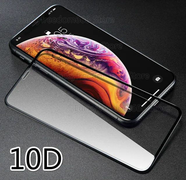 10D полностью изогнутое закаленное стекло для iPhone 11 Pro Max 2019X7 8 6 6S Plus XR XS MAX защитная Пленка чехол