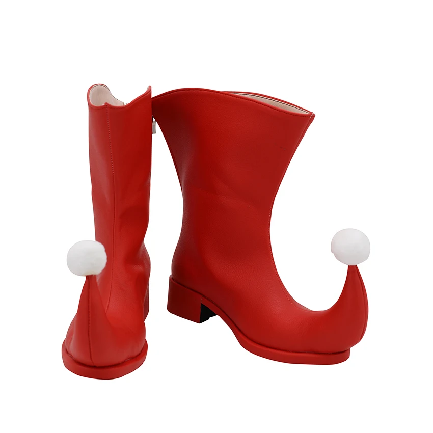 Аниме обувь для косплея Shugo Chara Mashiro Rima длинные ботинки на среднем каблуке красная