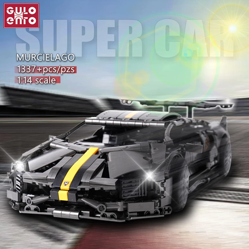 1337pcs Technician City Super Sport Racing Car Model Building Blocks Creative Lamborghinied Bricks Set Toys For Children Gift - купить по