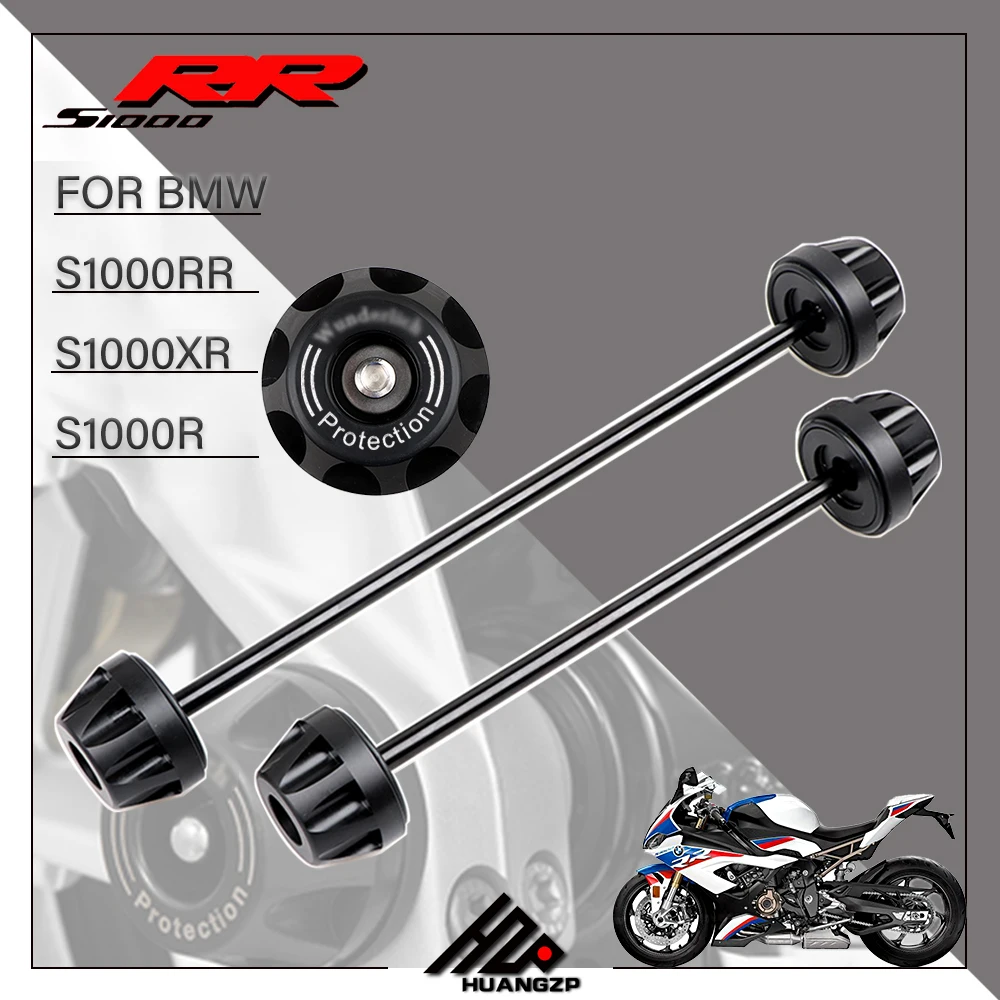Для BMW S1000RR 2019 2020 2021 2022 S1000R S1000XR 2014-2022 F900R F900XR 2020-2022 Передняя и задняя осевые ползунки