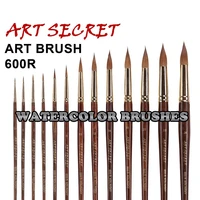 artsecret pure kolinsky hair gold plating oak 180mm wooden handle watercolor artist brush ferrule have defects art supplies 600r