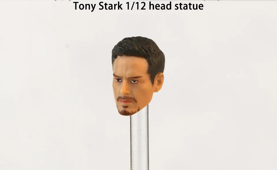 Pete Parker Человек-паук и Tony Stark Железный человек 1/12 SHF голова Мстители статуи супер герой аксессуары игрушки модель