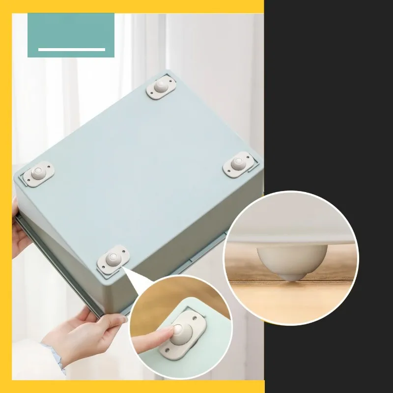 4 шт. Многофункциональный Punch-Бесплатный клей Универсальный колеса универсальный