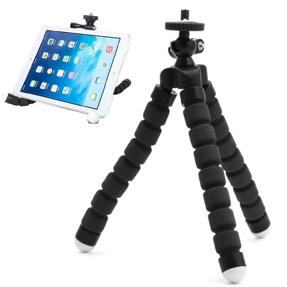 Portable Flexible Octopus Tripod Stand Mount Monopod Holder for GoPro Camera Smartphone iPhone Android Tripods | Электроника