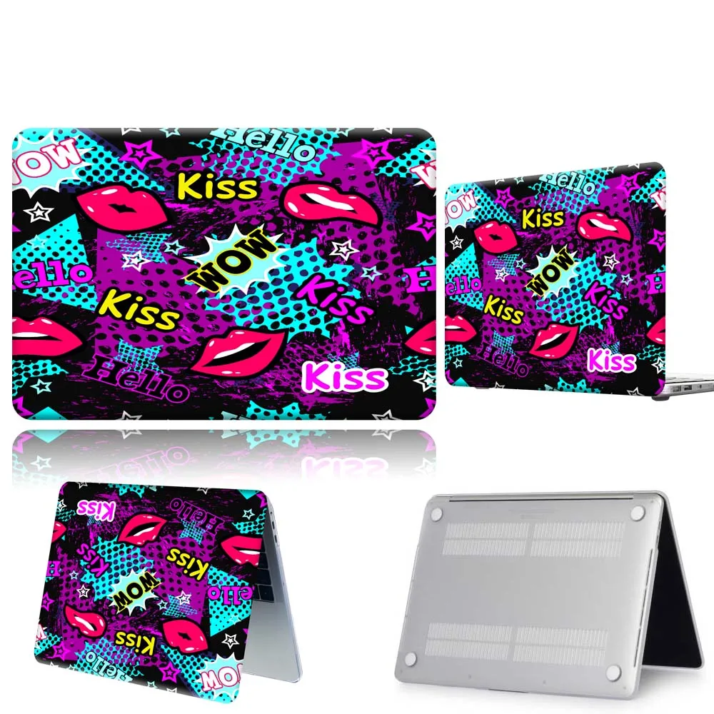 

Чехол для ноутбука Apple Macbook 12/Pro 13(A2251 A2289)/Pro 13 A2338/Air 13 A2337 Kiss Art Shell для Pro 15 16/Air 11