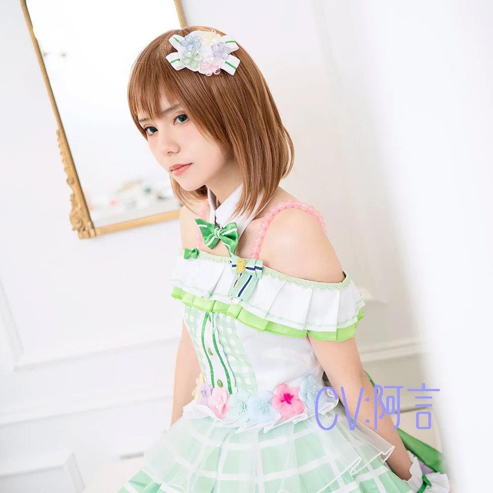 CGCOS Косплэй костюм Bang Dream! Пастельные * палитры МАРУЯМА осветить Yamato Maya платья