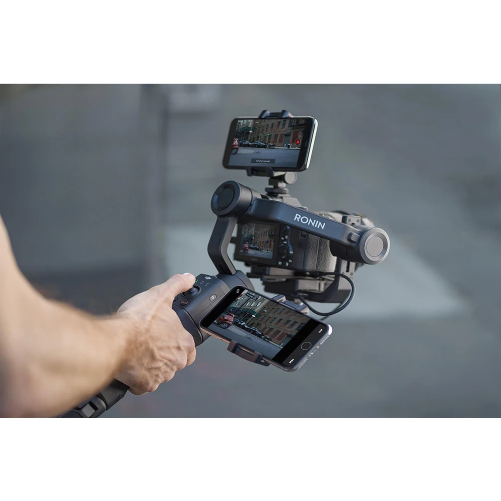 Держатель для телефона DJI Ronin-S/SC надежно крепится к креплению для горячего башмака камеры, чтобы включить Активный Трек