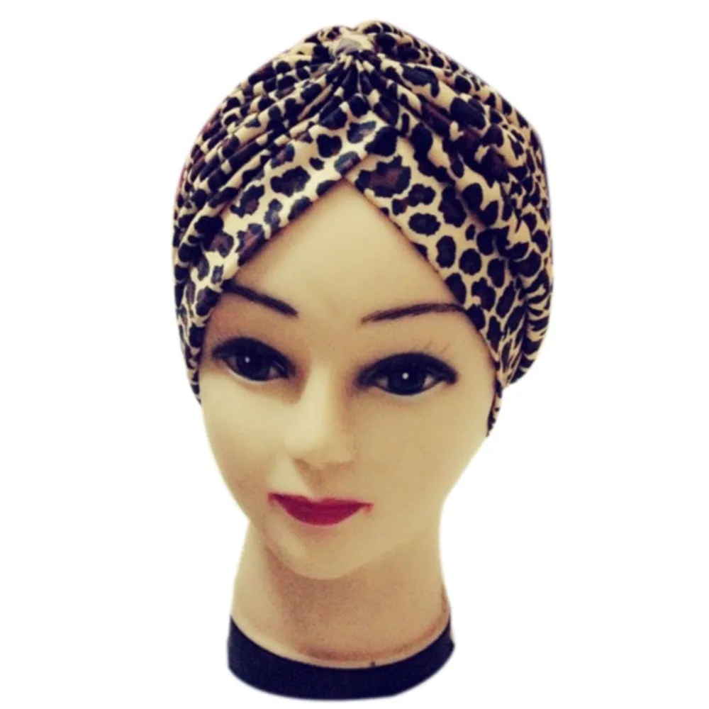 

Pleated Stretchable Polyester Bathing Turban Hat Head Cover Sun Cap Cap India style 2020 Fashion hat 11