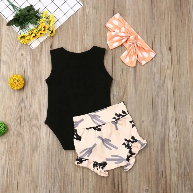 2019 Новый брендовый боди-костюм для новорожденных девочек короткие штаны