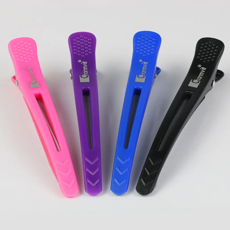 6 шт. парикмахерские зажимы для волос сплав пластик Профессиональные шпильки