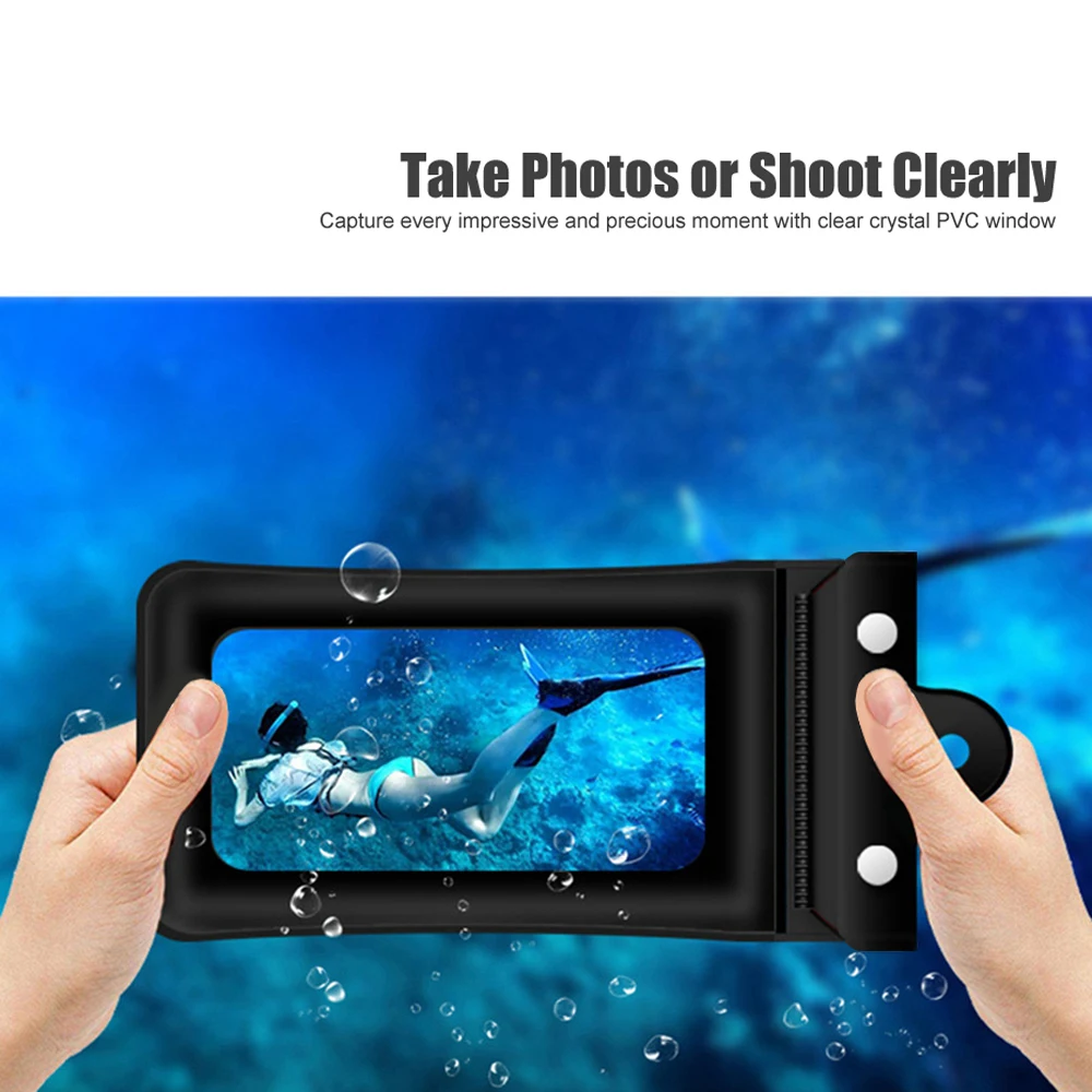 Водонепроницаемый чехол-чехол для телефона подводного плавания универсальный