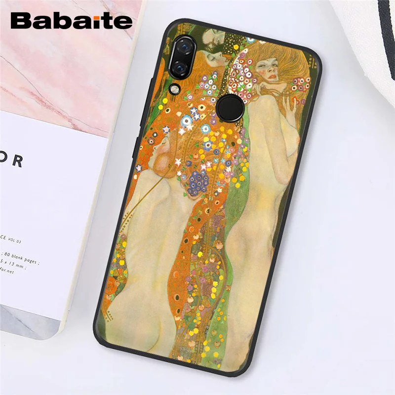Babaite Kiss Gustav Klimt Ван Гог Звездная ночь звезда чехол для телефона для Xiaomi Redmi8 4X 6A S2 Go Redmi 5 5Plus Note4 5 7 Note8Pro