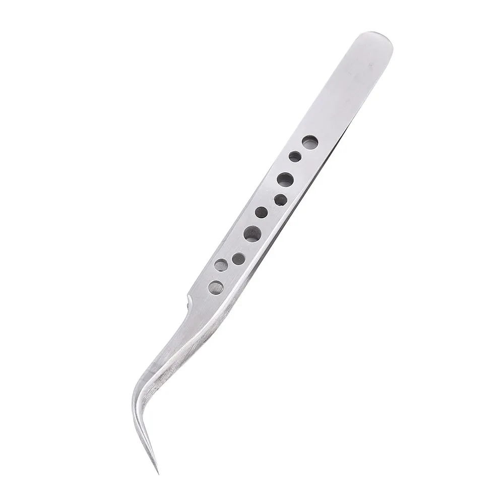 

Electronics Industrial Tweezers Anti-static Curved Straight Tip Precision Stainless Forceps Phone Repair Hand Tools Sets