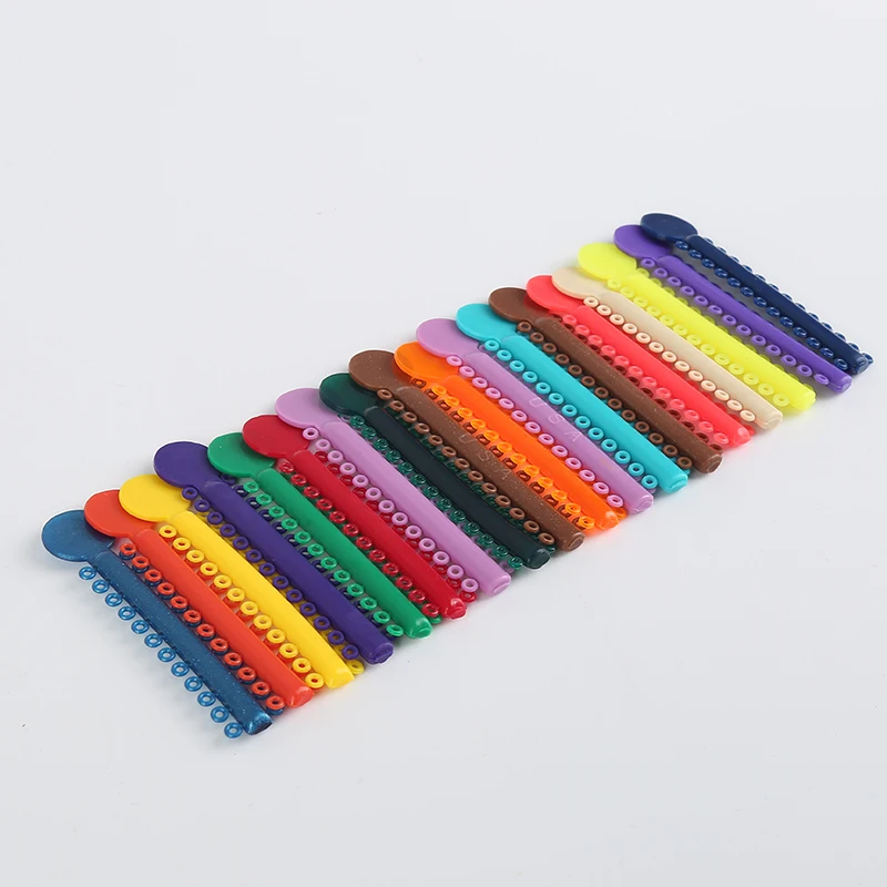 40 шт. Ортодонтические Галстуки для полости рта эластичные резиновые палочки