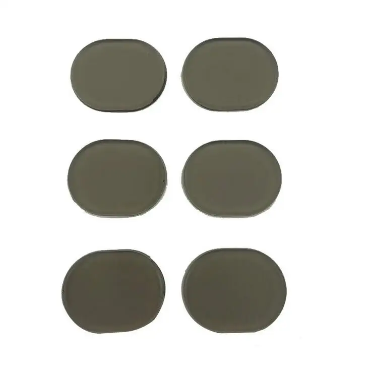 Набор прозрачных силиконовых самоклеящихся барабанов 6 шт. бесшумные наклейки