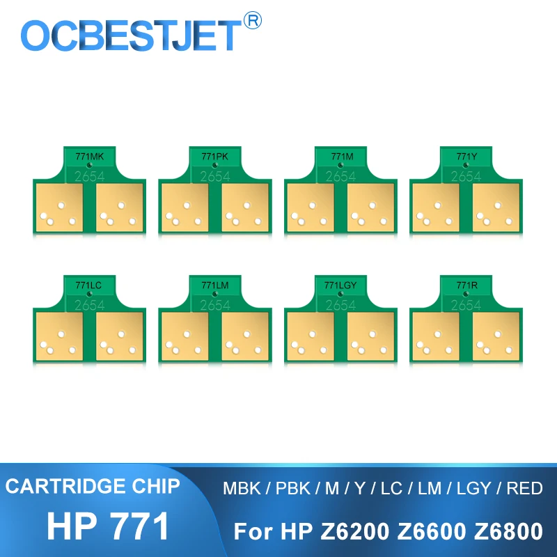 Чип чернильного картриджа для HP 771 новый обновленный чип совместимый с чипами
