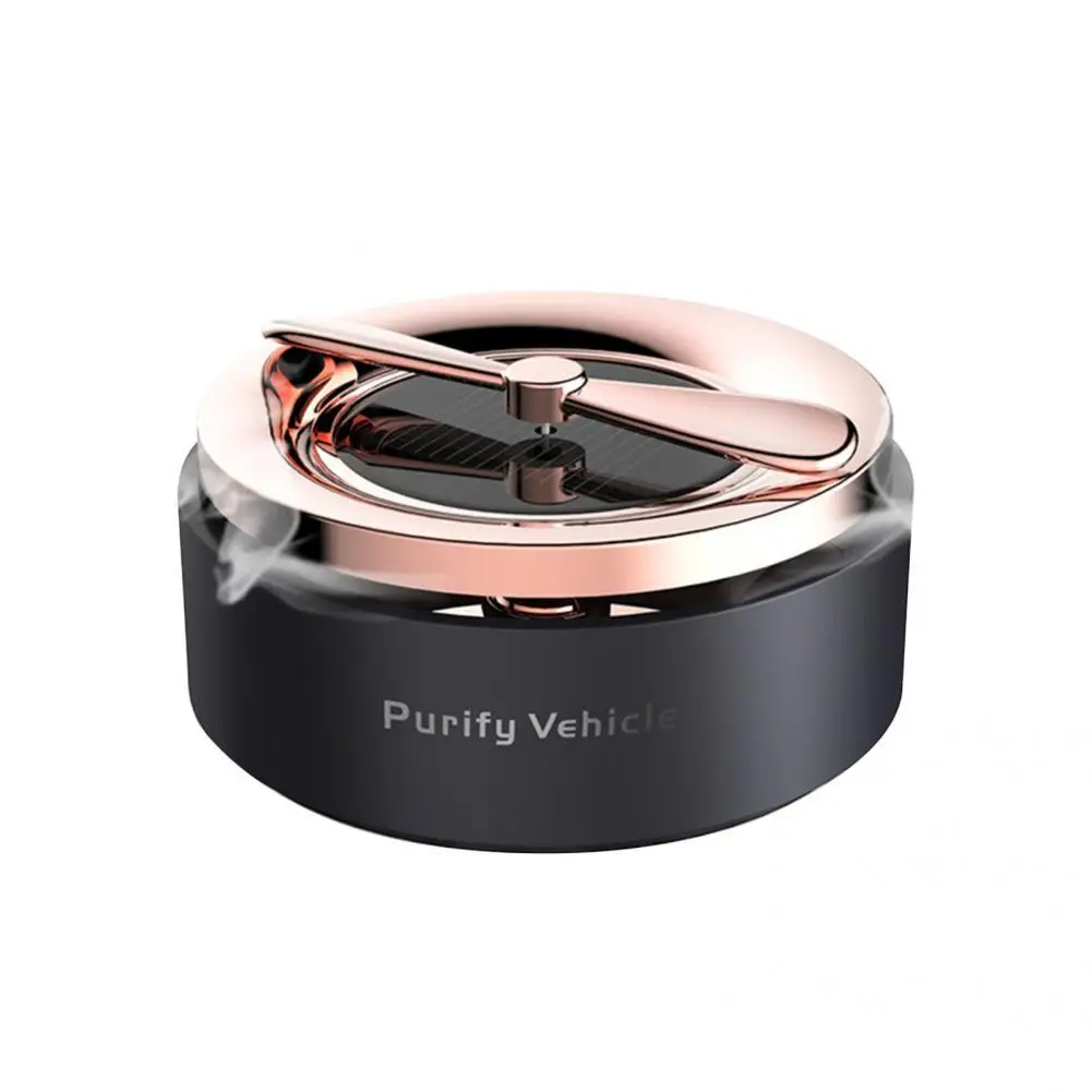 

Car Air Freshener Rotating Mini-Black Solar Energy Solar Energy Air Freshener for Car Diffuser Aromatherapy