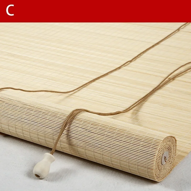 Number 4 Рулонные затемняющие шторы для магазинов Fenetre Vouwgordijnen Rolety Rzymskie Bamboo Cortinas Persianas Rolgordijnen оконные шторы - Цвет: Number 4