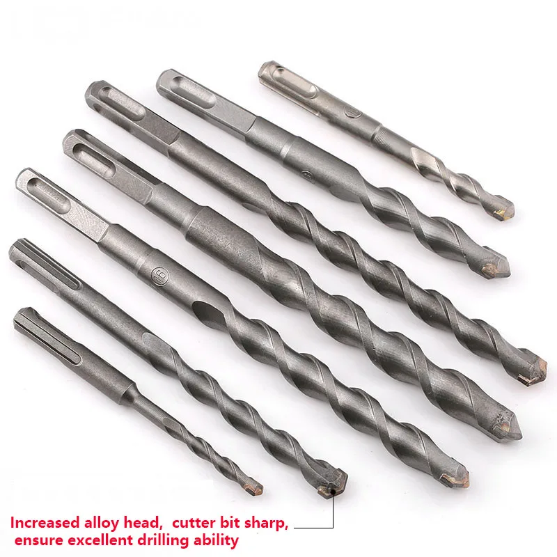 Удлинительное ударное долото для электрического молотка с круглым хвостовиком