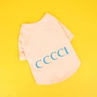 Футболка для собак, летняя Роскошная Одежда для маленьких собак, фото французского бульдога, шнауцера, Прямая поставка ZY7019