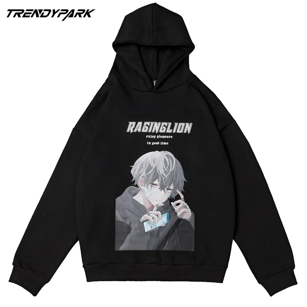 

Men's Hoodies Tie-dye Flocking Symbols Printed Pullover Stranger Things Harajuku Cotton Streetwear Oversized Men Clothing